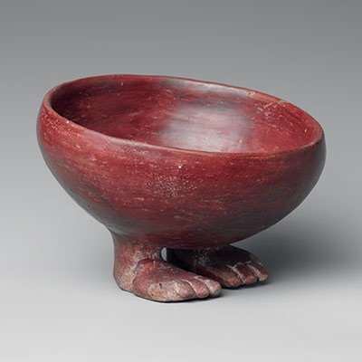 Bowl with Human Feet