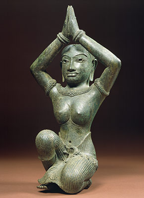 Kneeling female