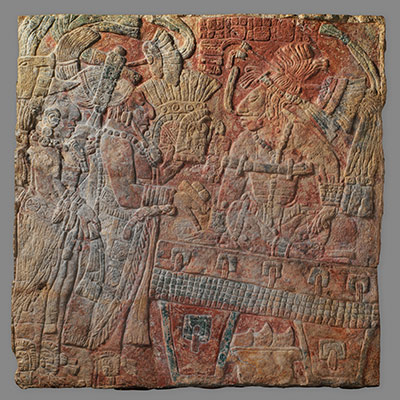 Relief with Enthroned Ruler