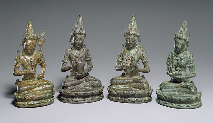 Four deities from a Vajradhatu (Diamond World) Mandala