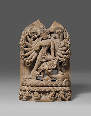 The Goddess Durga Killing the Buffalo Demon (Mahishasura Mardini)