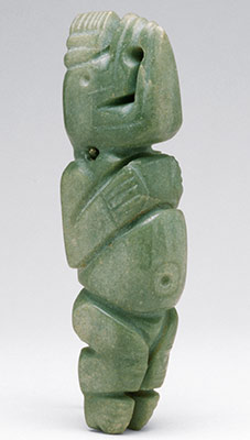 Masked Figure Pendant