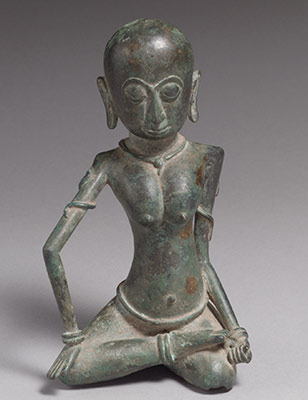 Seated female ascetic