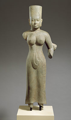 Standing female deity, probably Durga