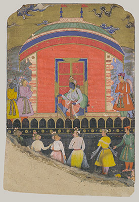 The Art Of The Mughals Before Essay Heilbrunn Timeline Of Rama Receives Sugriva And Jambavat The Monkey And Bear Kings Folio From A Ramayana