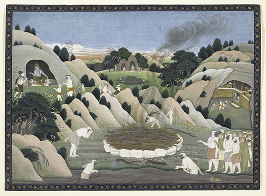 Poetic Allusions In The Rajput And Pahari Painting Of India - 