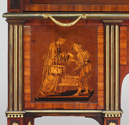 Rolltop Desk David Roentgen After Thomas Chippendale After