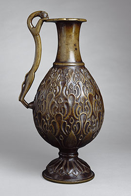 Ewer with a Feline-Shaped Handle