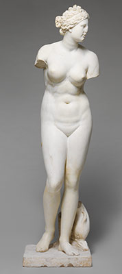 Marble statue of Aphrodite