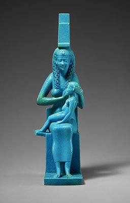 Statuette of Isis and Horus