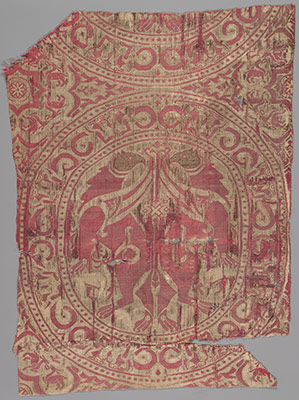 Textile Fragment from the Shrine of San Librada, Sigüenza Cathedral