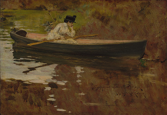 Mrs. Chase in Prospect Park