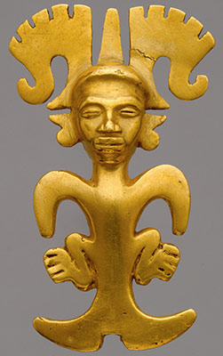 Stylized Figure Pendant