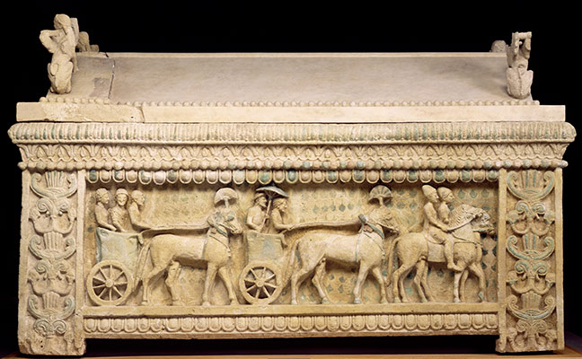 Limestone sarcophagus: the Amathus sarcophagus