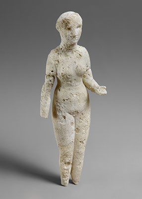Figure of a standing woman