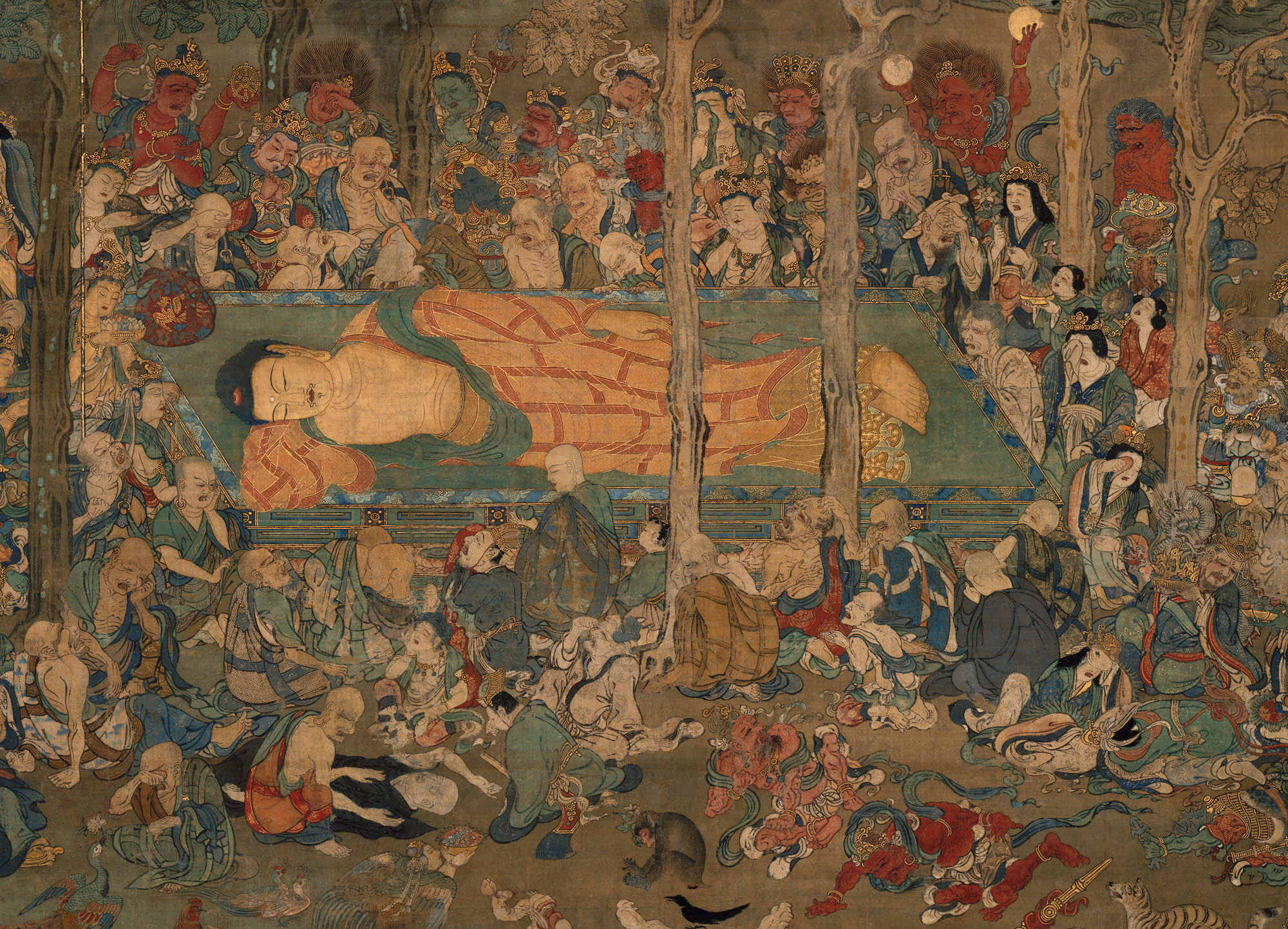 Death of the Historical Buddha (Nehan-zu)