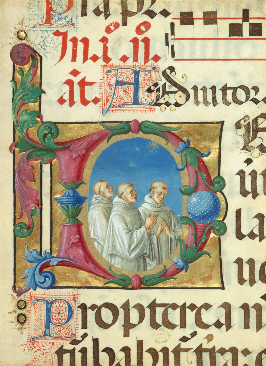 tempera on vellum