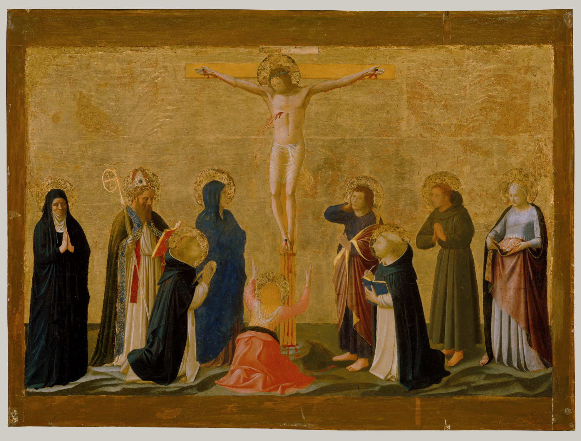 La crucifixión, Fra Angelico (+1455)