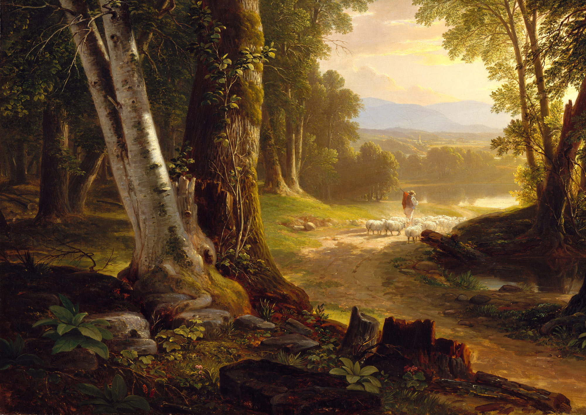Asher Brown Durand Artistic Style