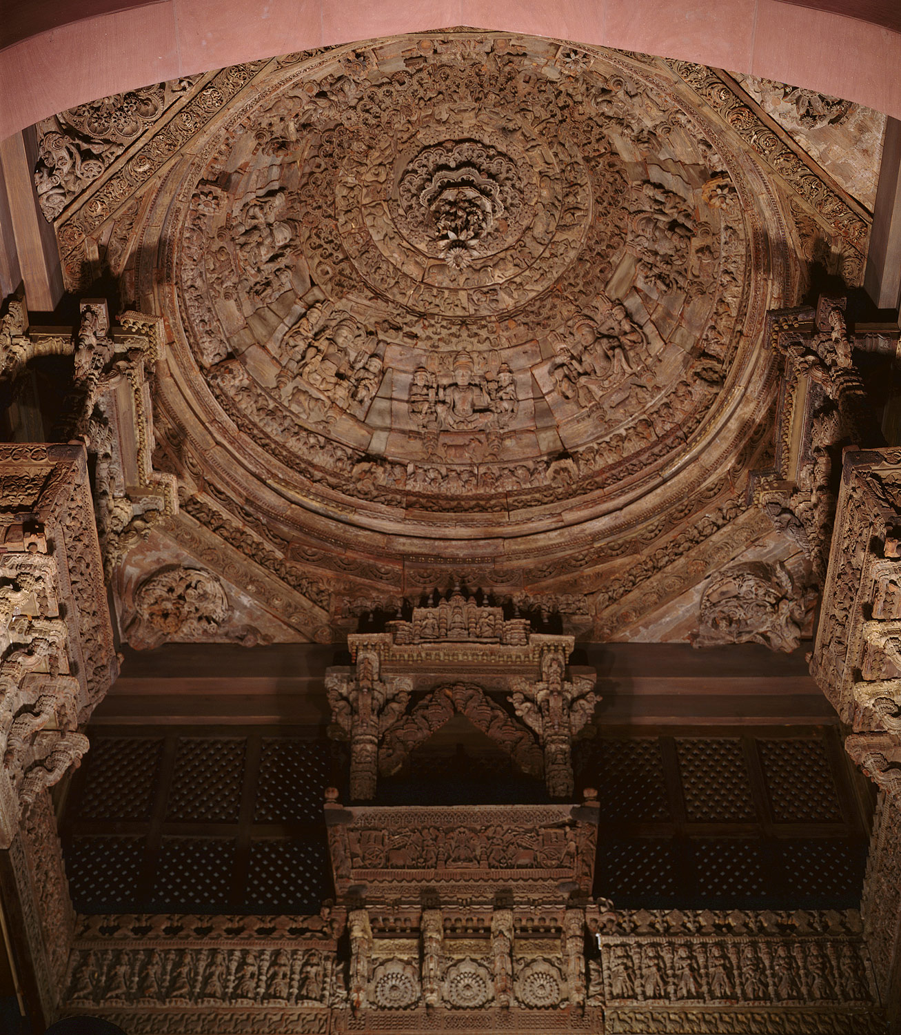 Ten Elements for East Window of an Architectural Ensemble from a Jain Meeting Hall