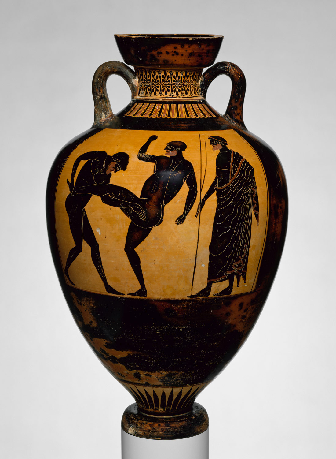 red and black figure pottery