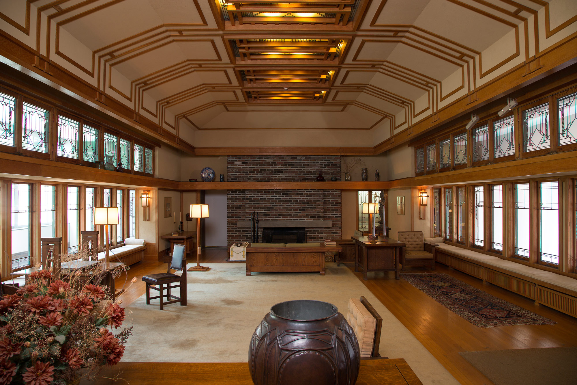 Living Room from the Francis W. Little House: Windows and paneling ... Living Room from the Francis W. Little House: Windows and paneling ...