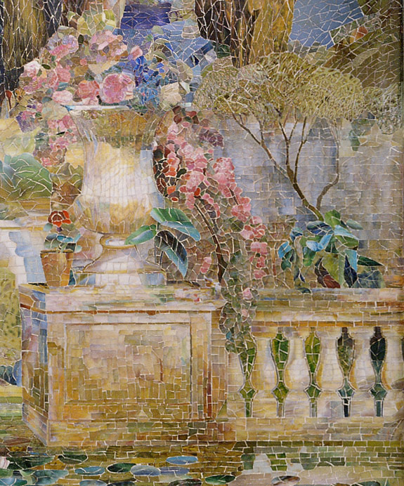 Garden Landscape Louis Comfort Tiffany Tiffany Studios