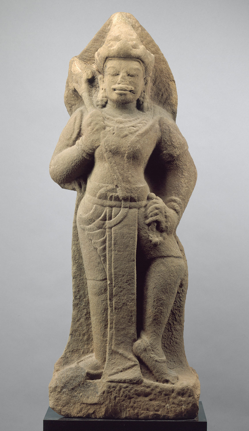 Standing Shiva or temple guardian (dvarapala)