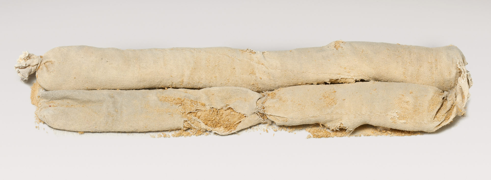 Cylindrical Bag Of Sawdust From Tutankhamun S Embalming Cylindrical Bag Of Sawdust From Tutankhamun S Embalming
