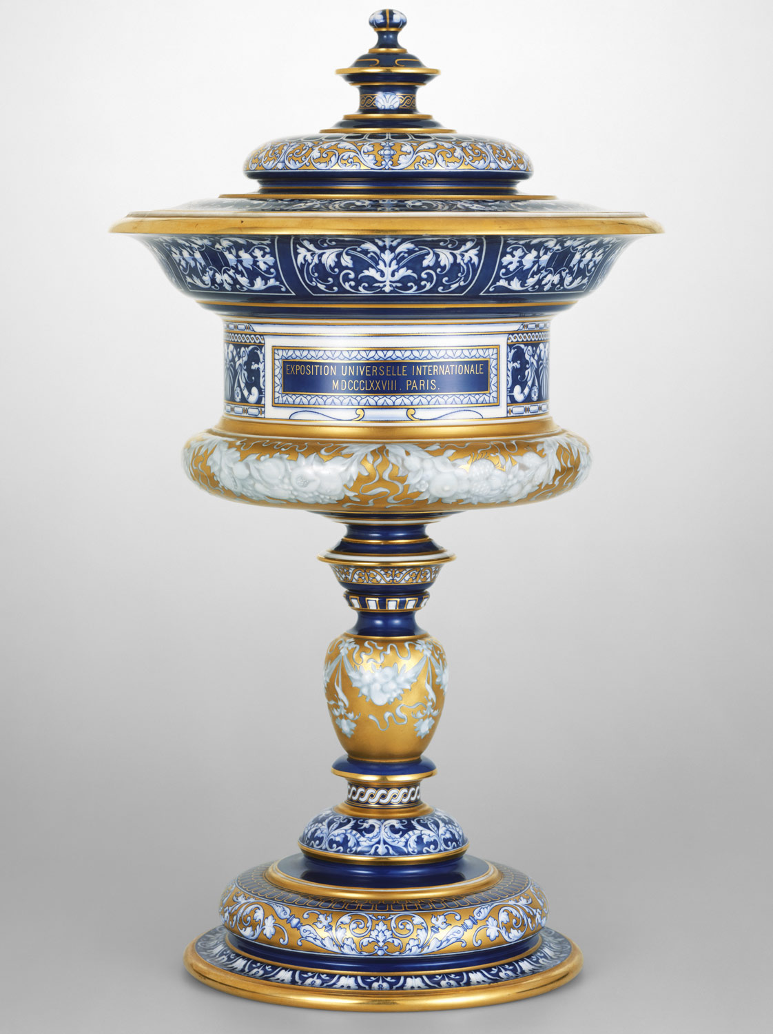 Standing cup with cover (vase couty or coupe couty) | Sèvres ...