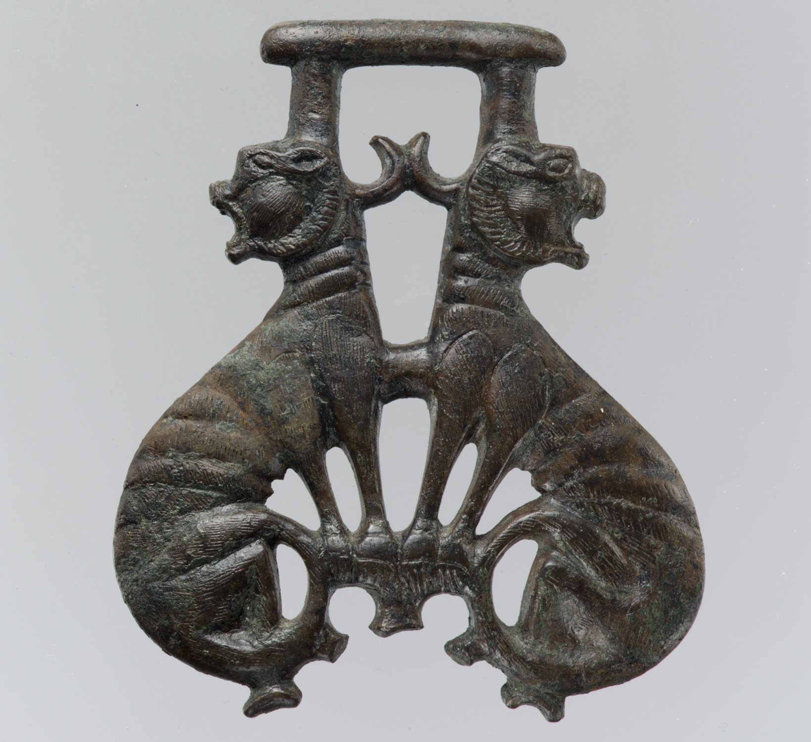 Harness Pendant with Confronted Beasts