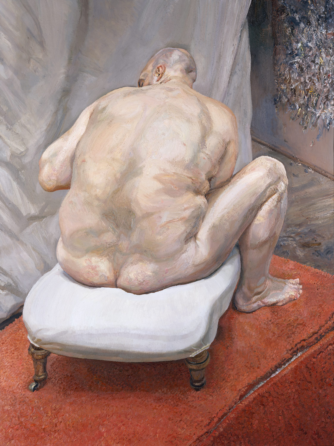 Lucian Freud, Naked Man, Back View, 1991-1992