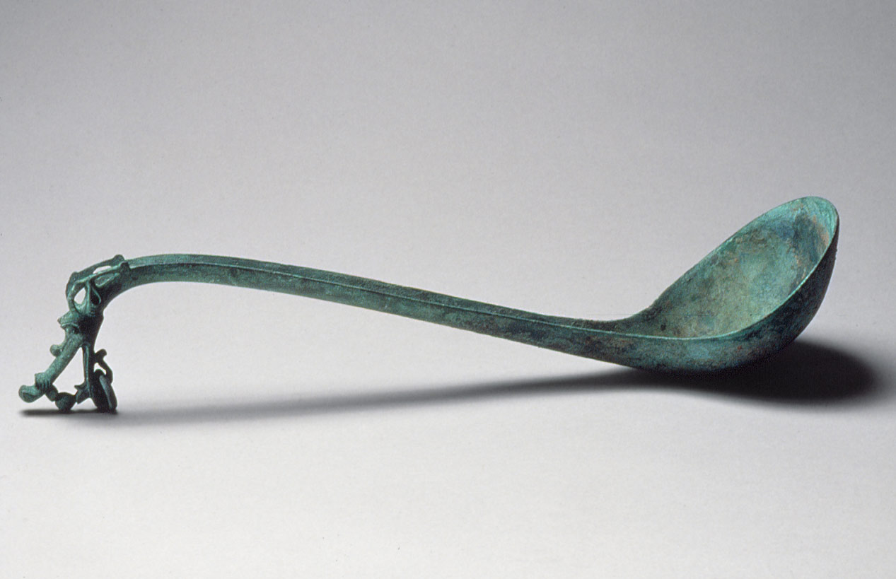 Ladle with Handle in the Shape of a Dragons Head