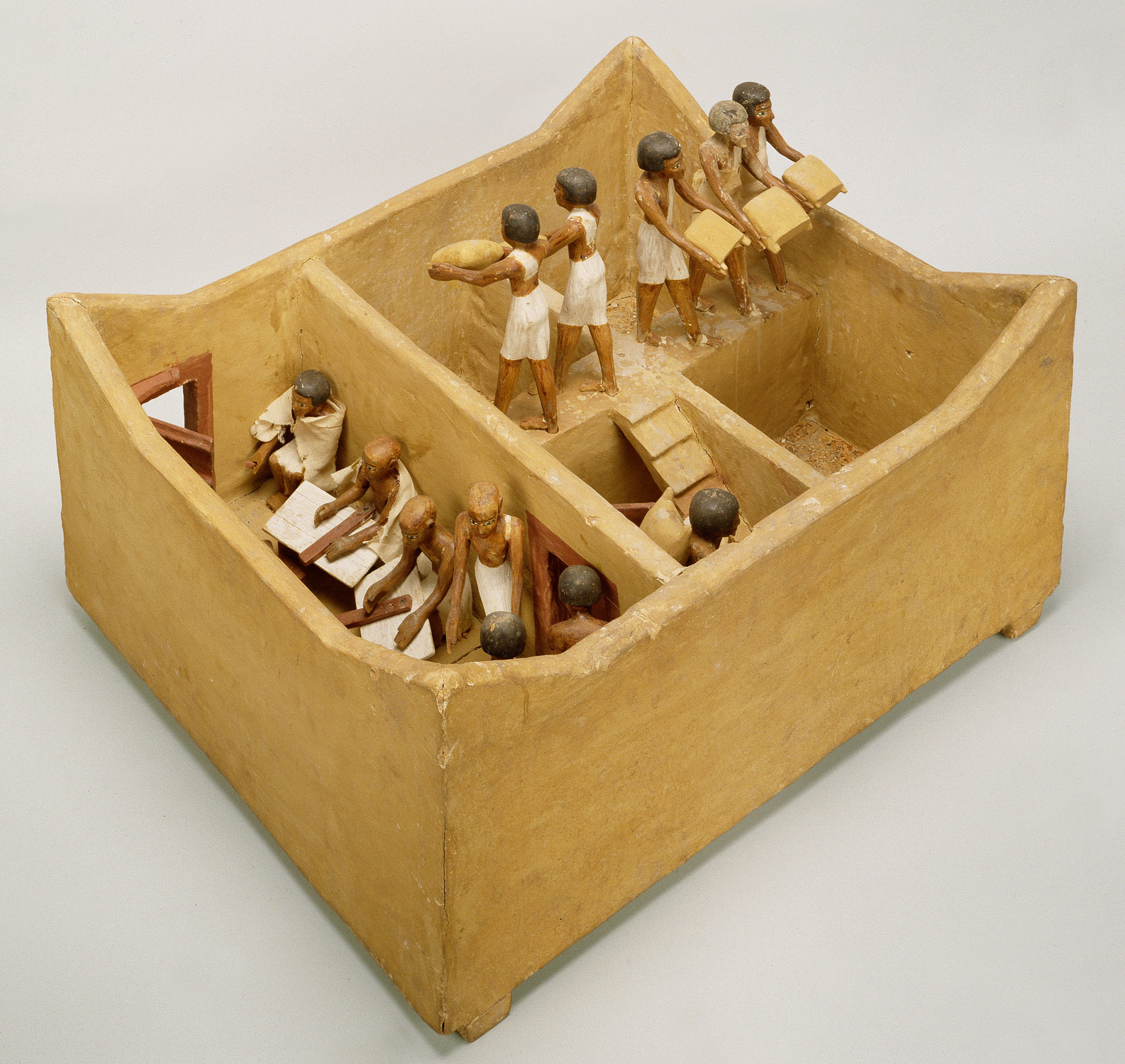 Model of a Granary with Scribes