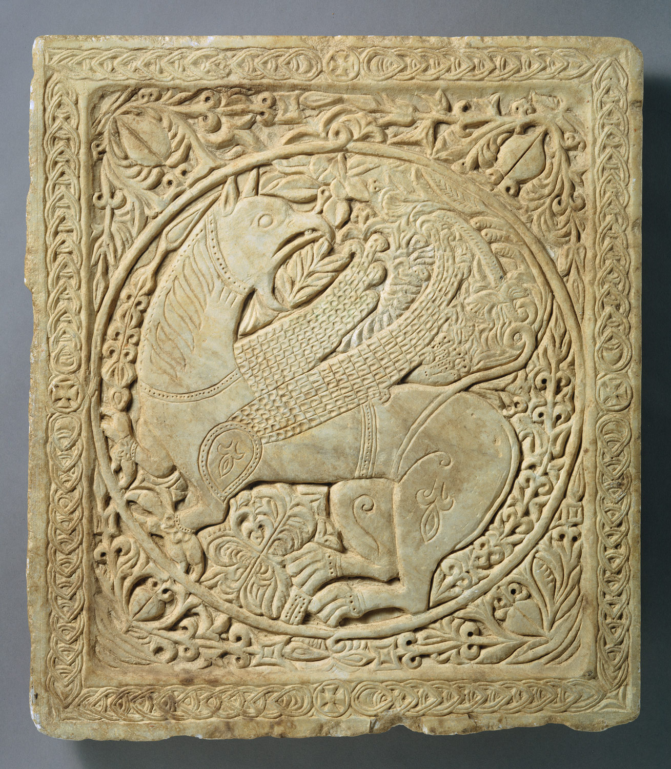 Panel with a Griffin