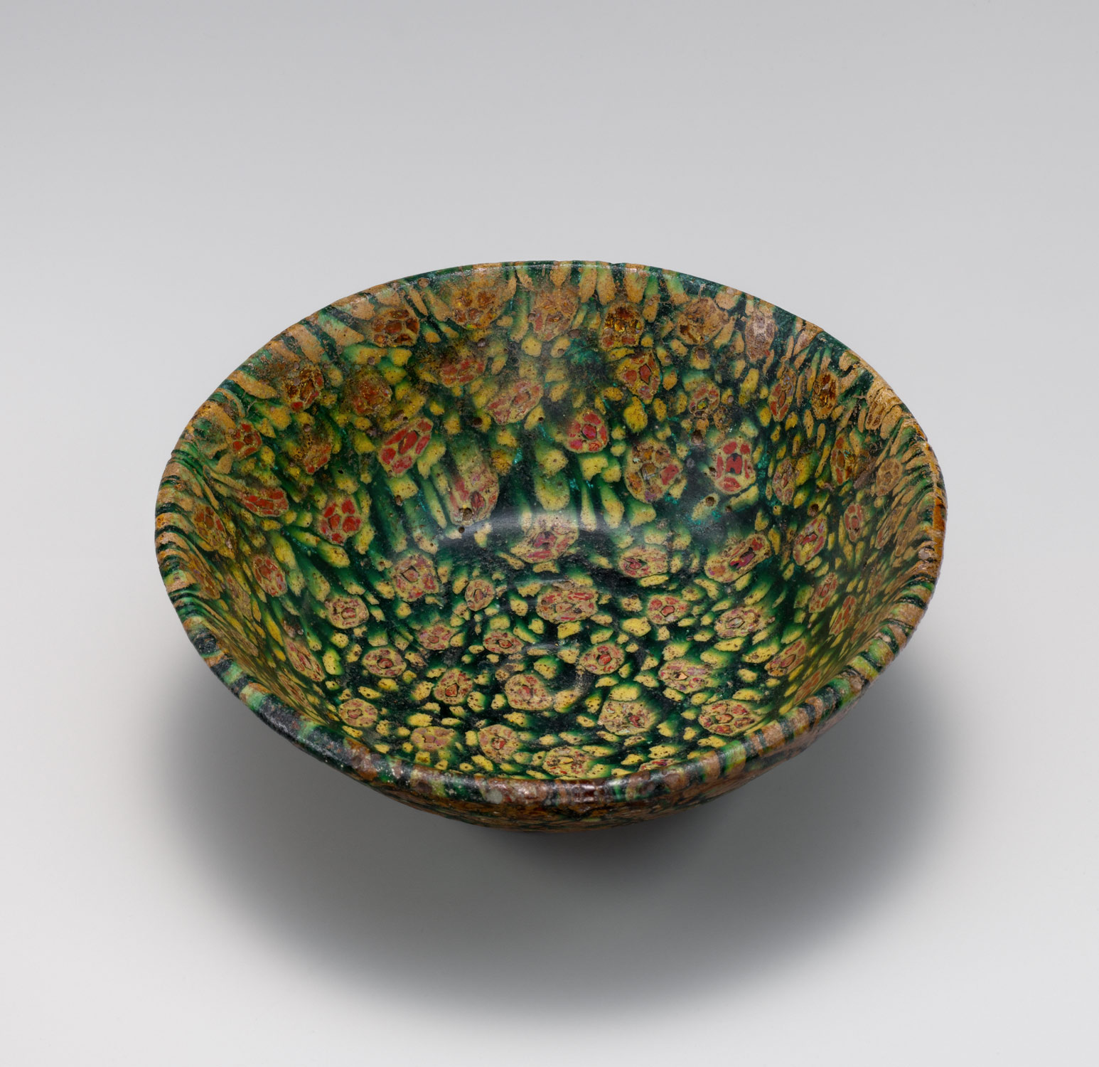 Glass Bowl in Millefiori Technique, ,Glass