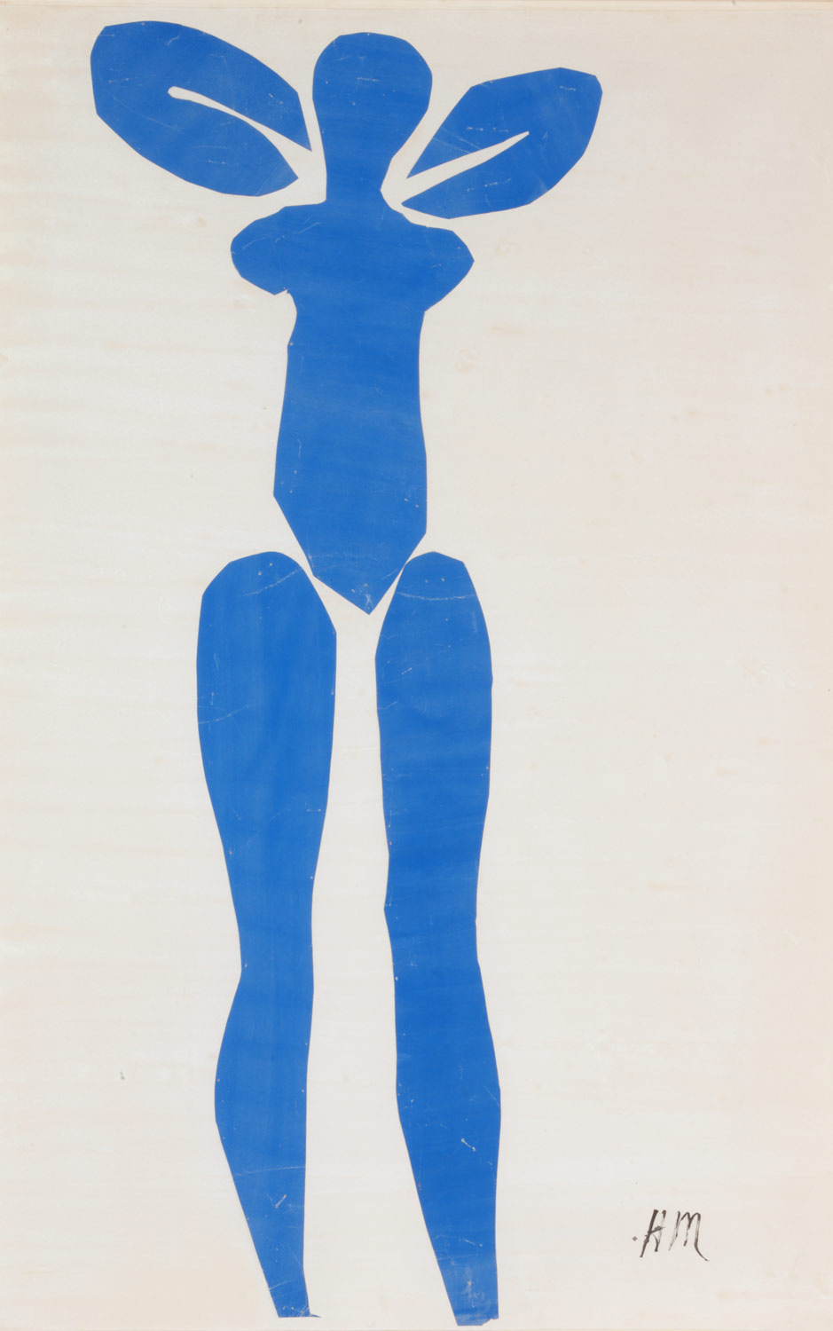 Blue in art Henri Matisse, Standing Blue Nude, 1952, The Metropolitan Museum of Art, New York, NY, USA.