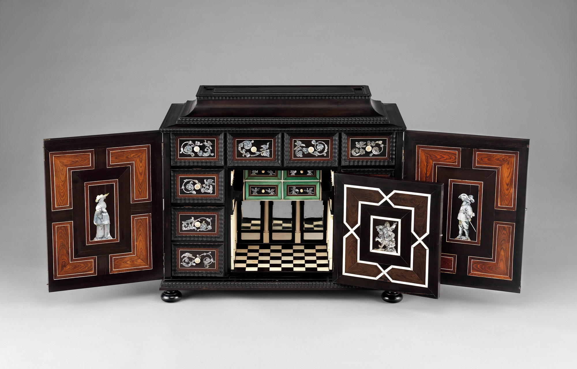 Cabinet Attributed To Herman Doomer After Pieter Jansz Quast