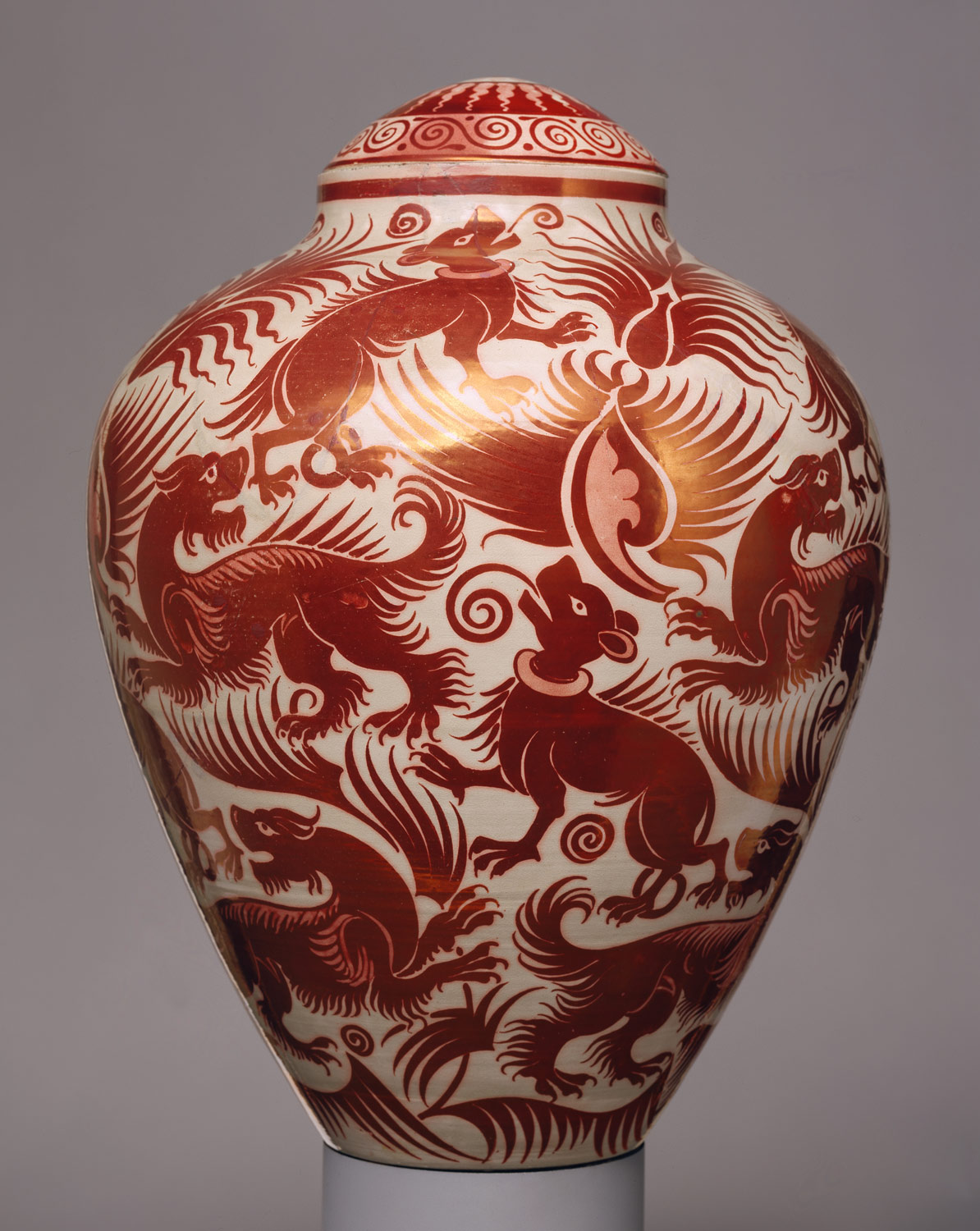 Vase With Cover William De Morgan 23 163 2ab Work Of Art