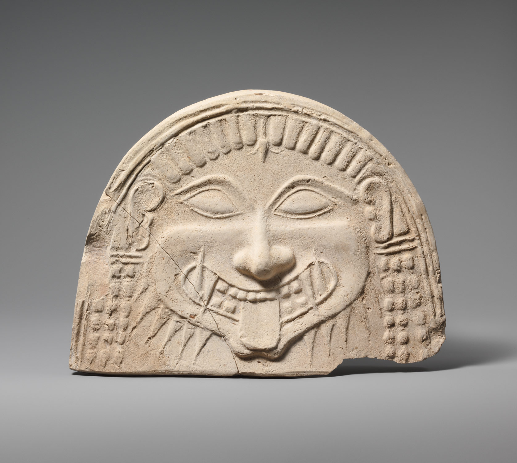 Terracotta antefix (roof tile)