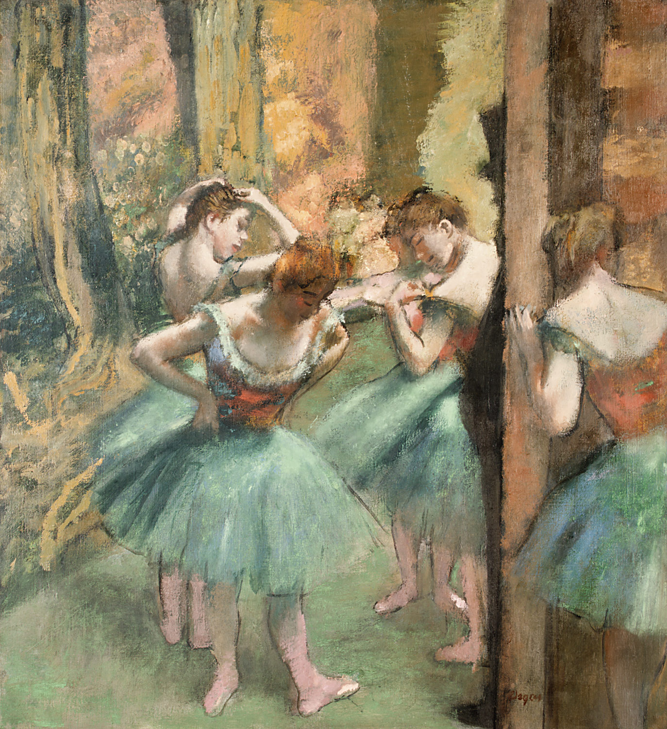 Edgar degas essay background