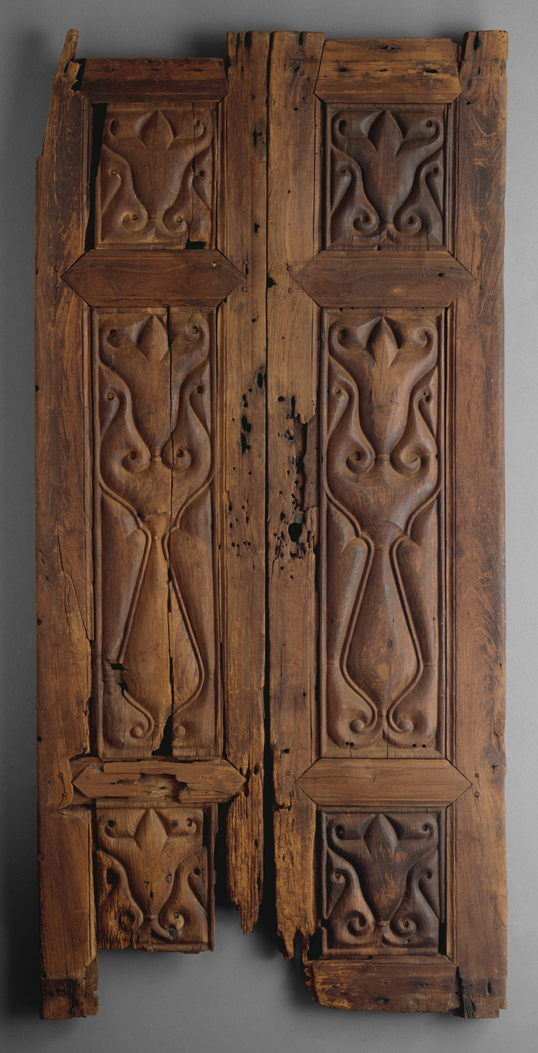 Pair of Doors Carved in the Beveled Style