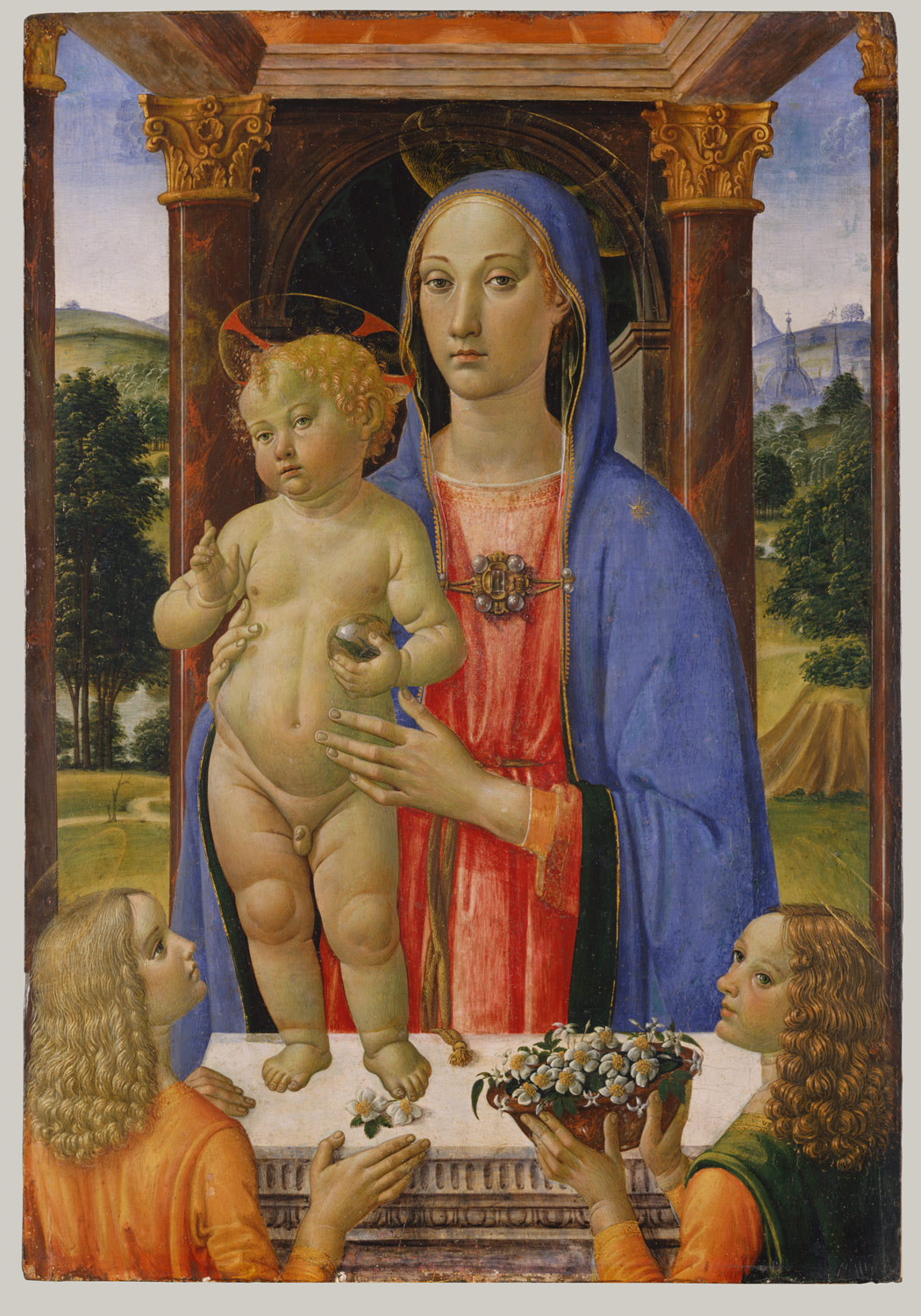 Madonna and Child with Angels