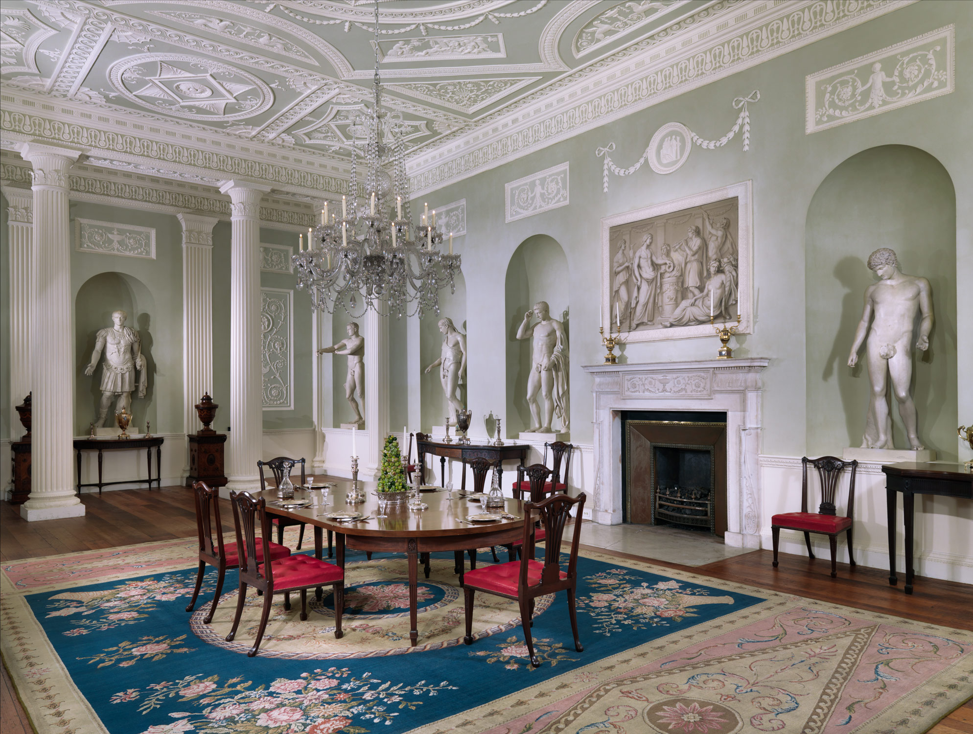 Dining Room From Lansdowne House After Robert Adam Various