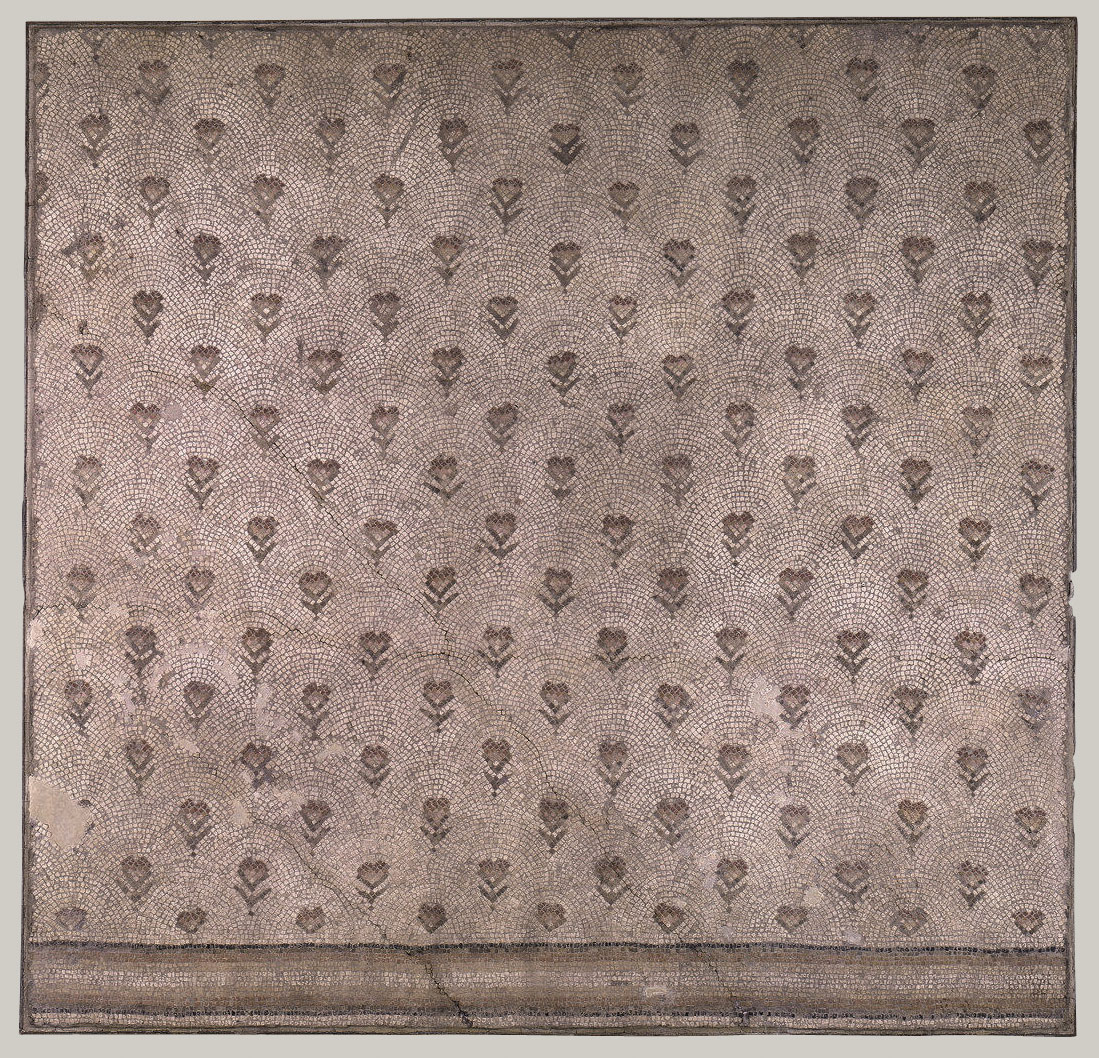 Section Of A Marble Mosaic Bathhouse Floor Section Of A Marble Mosaic Bathhouse Floor