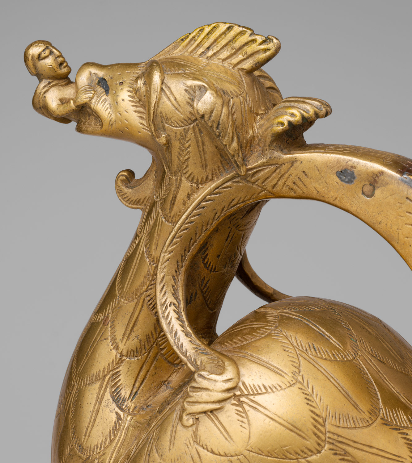 aquamanile in the form of a dragon work of art heilbrunn form of the dragon