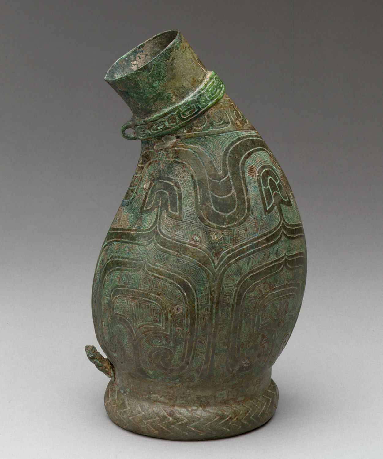 Asymmetrical Ritual Wine Container (Hu)