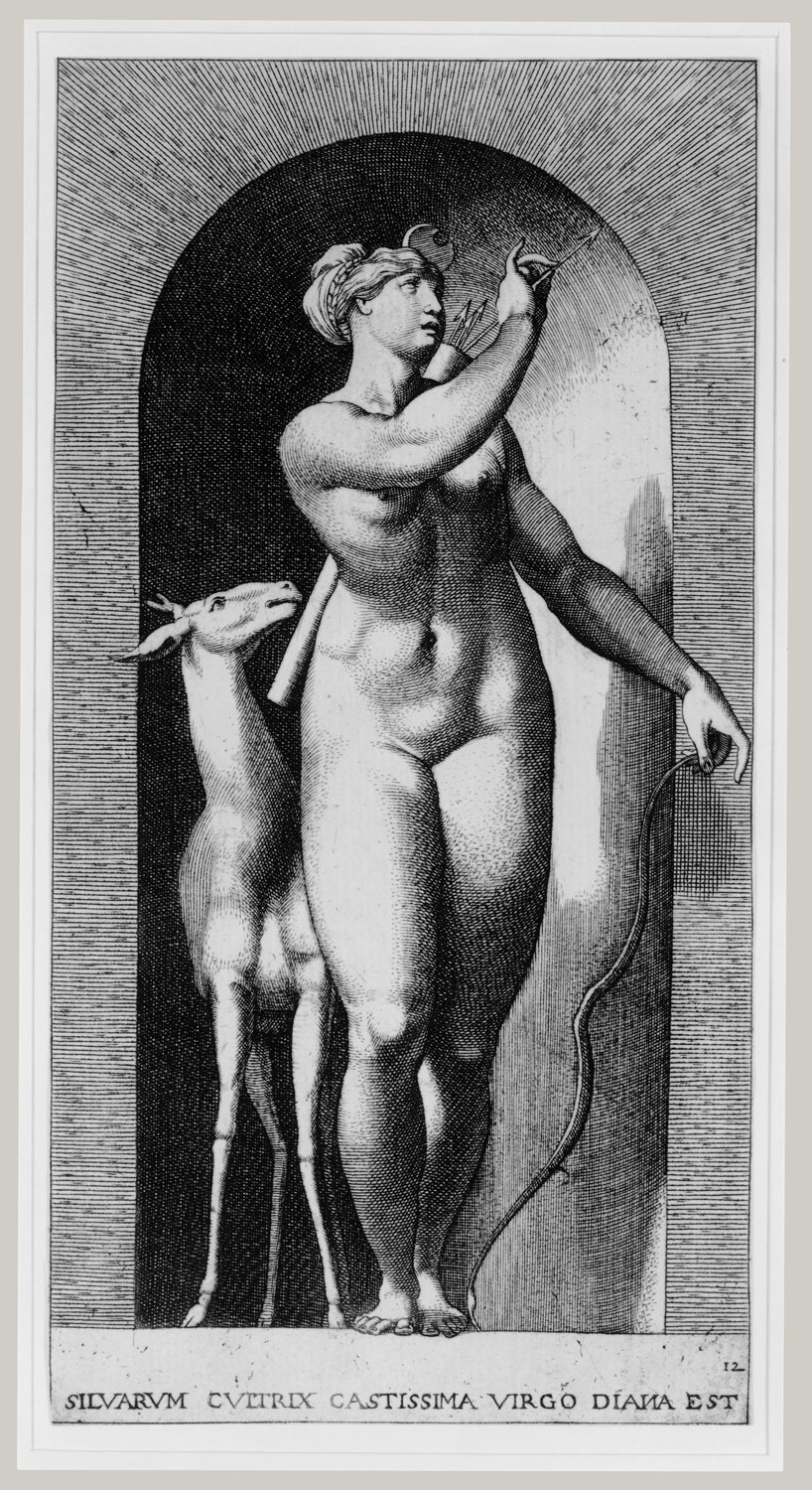 ... Plate 12: Diana standing in a niche, twisting to her left and pulling an ... Mannerism: Bronzino (1503–1572) and his Contemporaries | Essay ...