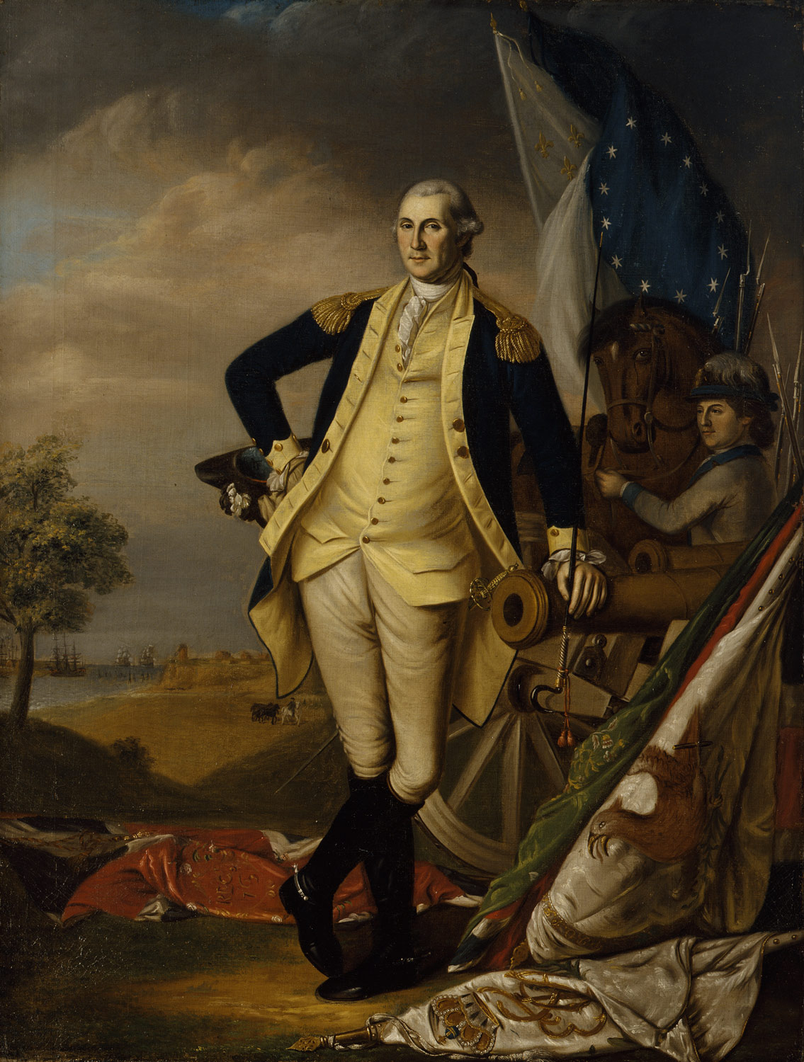 portrait painter of george washington