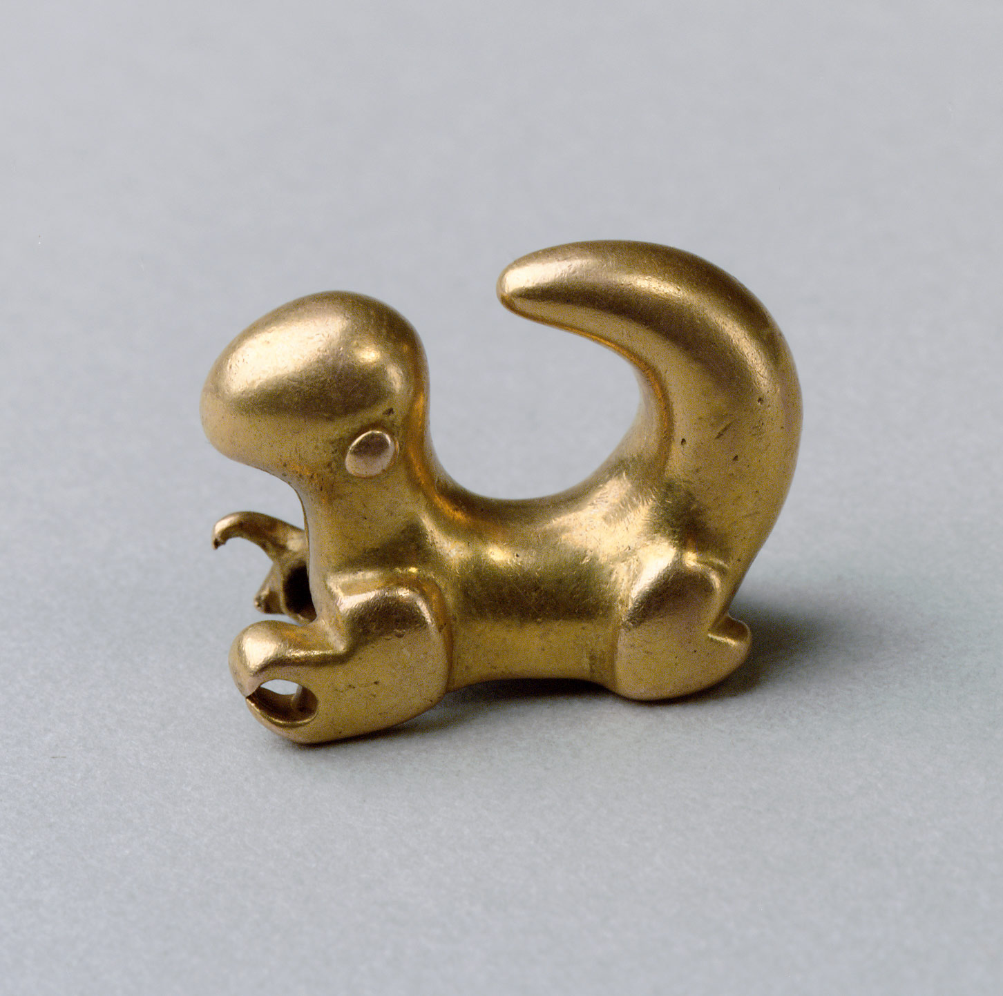 Curly-Tailed Animal Pendant
